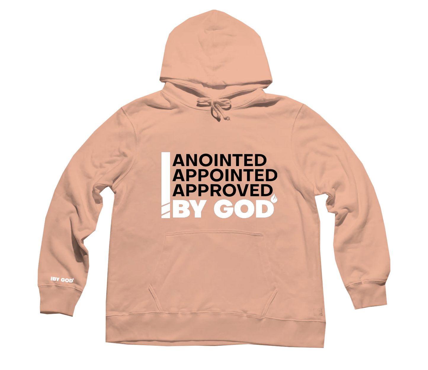 AAA By God Hoodie - Peach