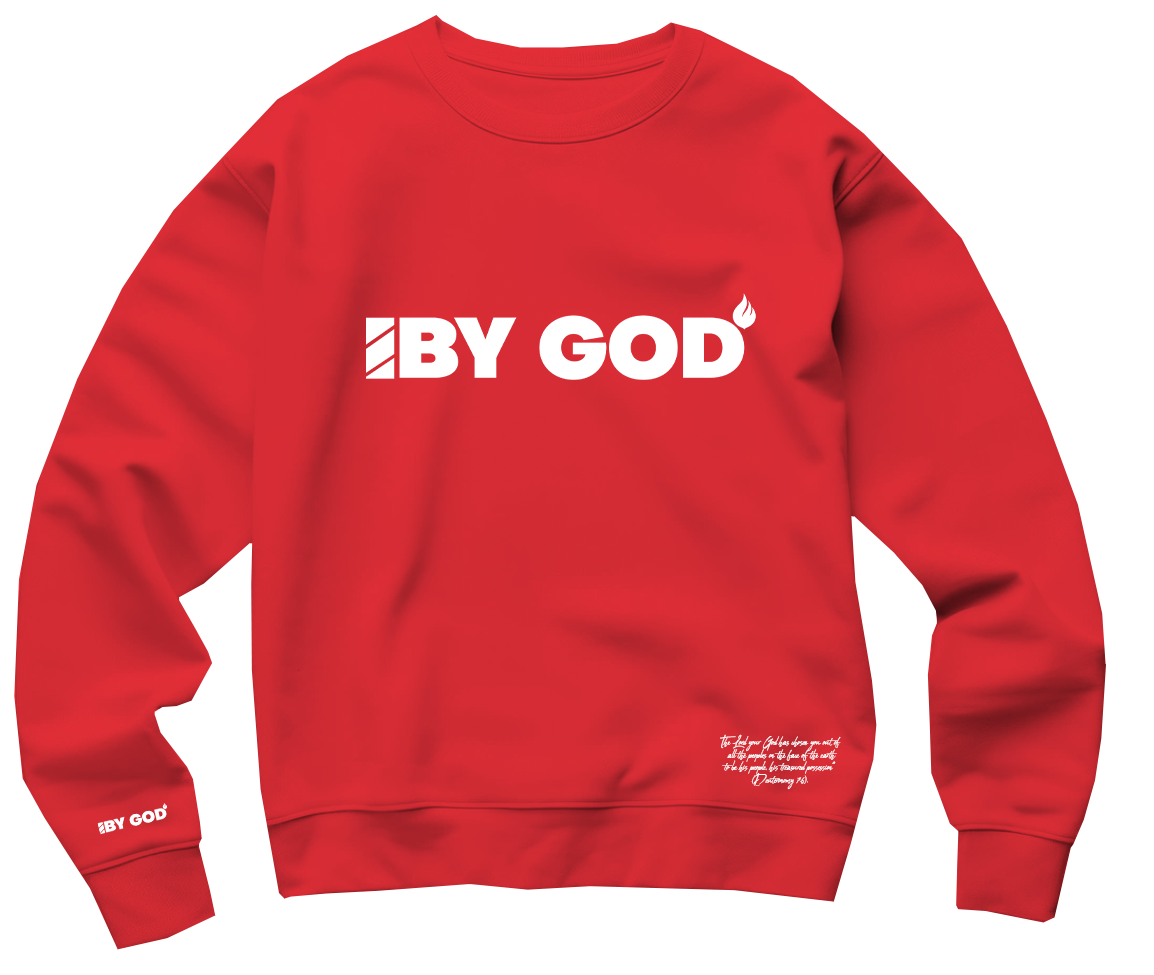 By God Classic Sweater - Red