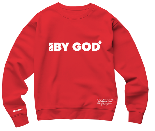 By God Classic Sweater - Red