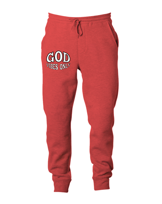 God Vibes Sweatpants - Red