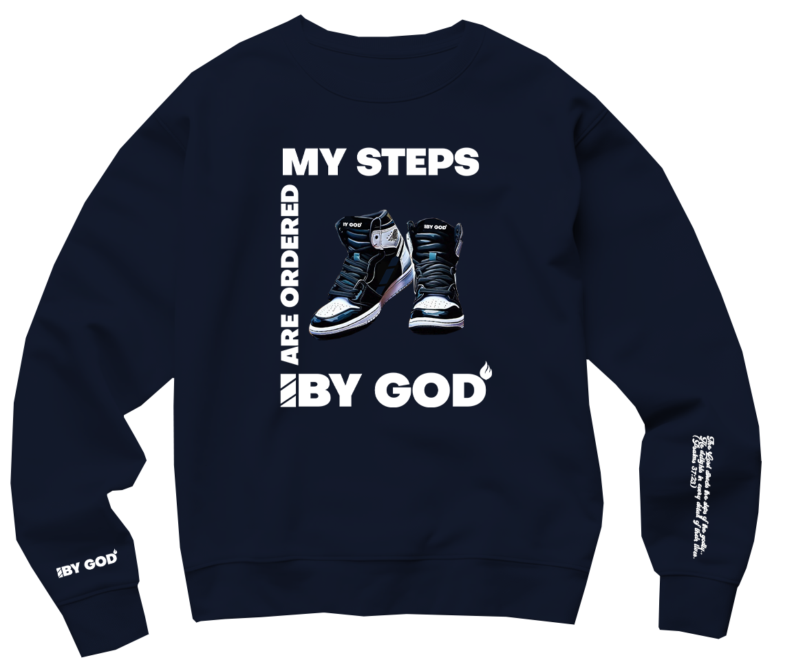 Ordered steps sweater (Navy Blue)