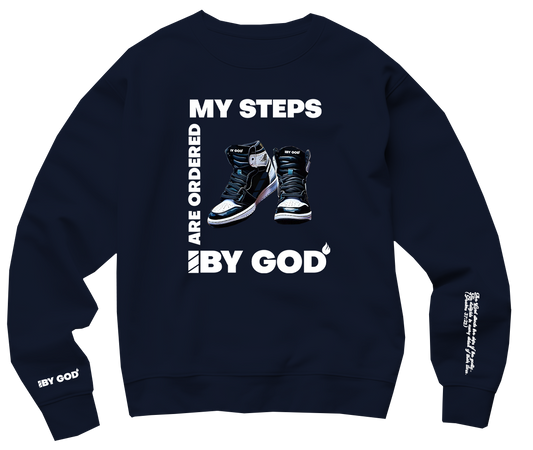 Ordered steps sweater (Navy Blue)