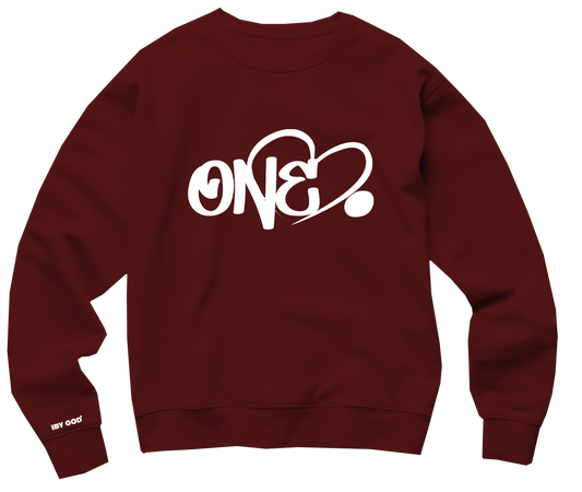 One Love sweater - Wine